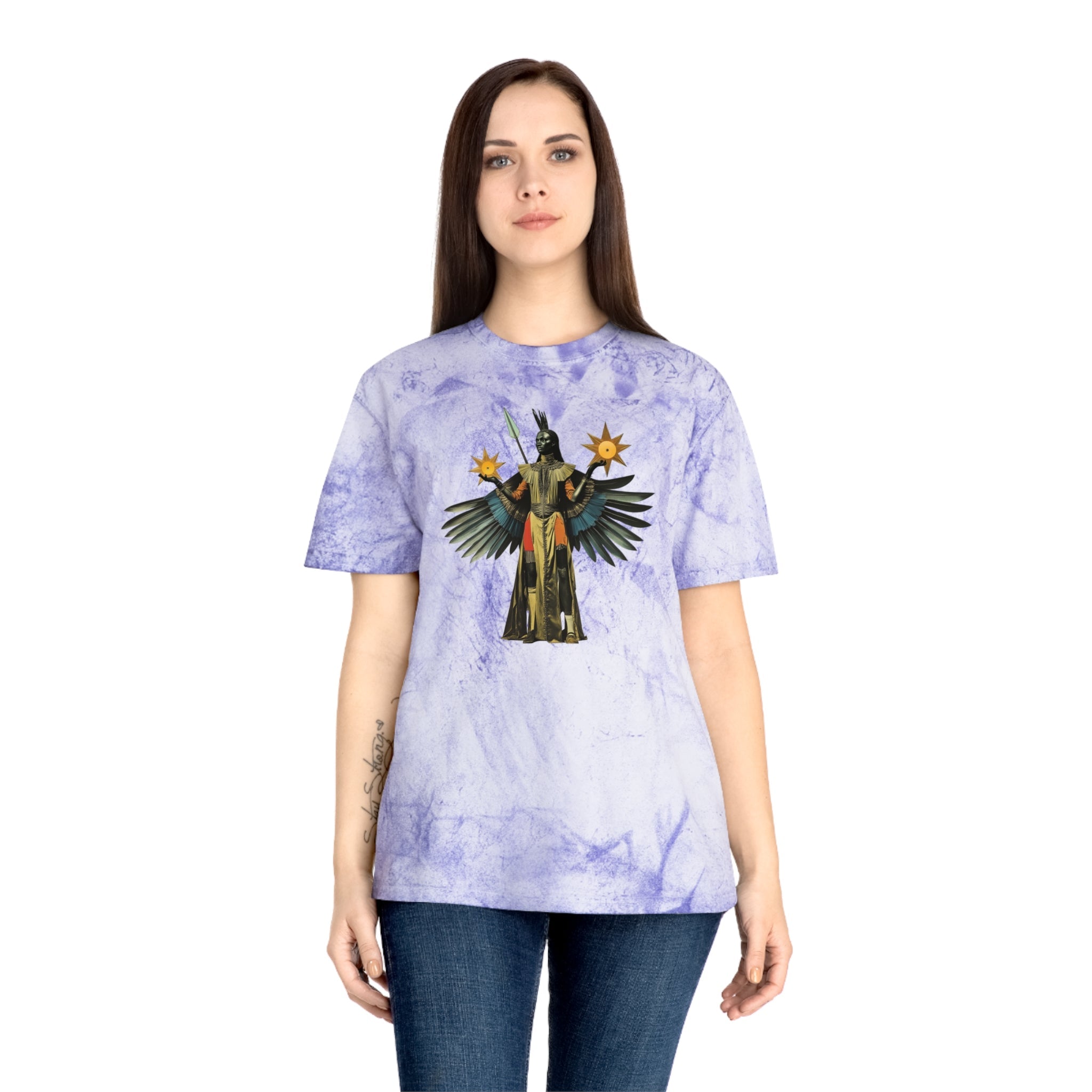 Amaru Khan Stars Unisex Color Blast T-Shirt