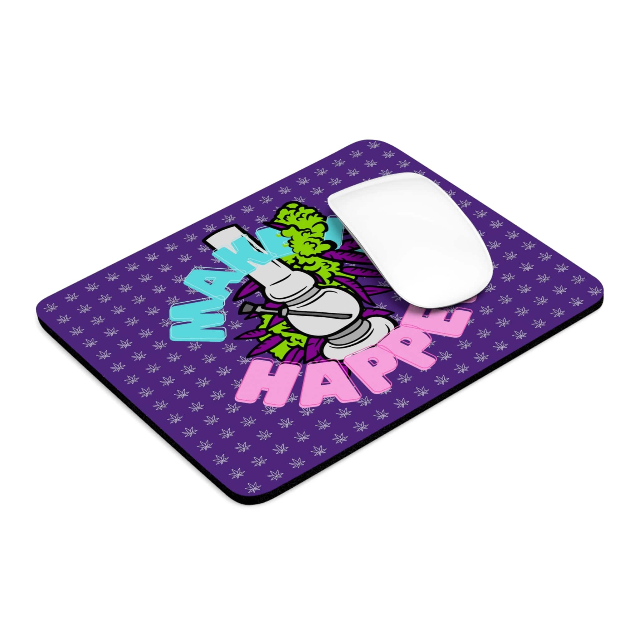Make it Happen Cannabis, Bong, and Lighter Mouse Pad