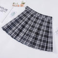 Plaid Pleated Skirt Women's Autumn And Winter High Waist Short