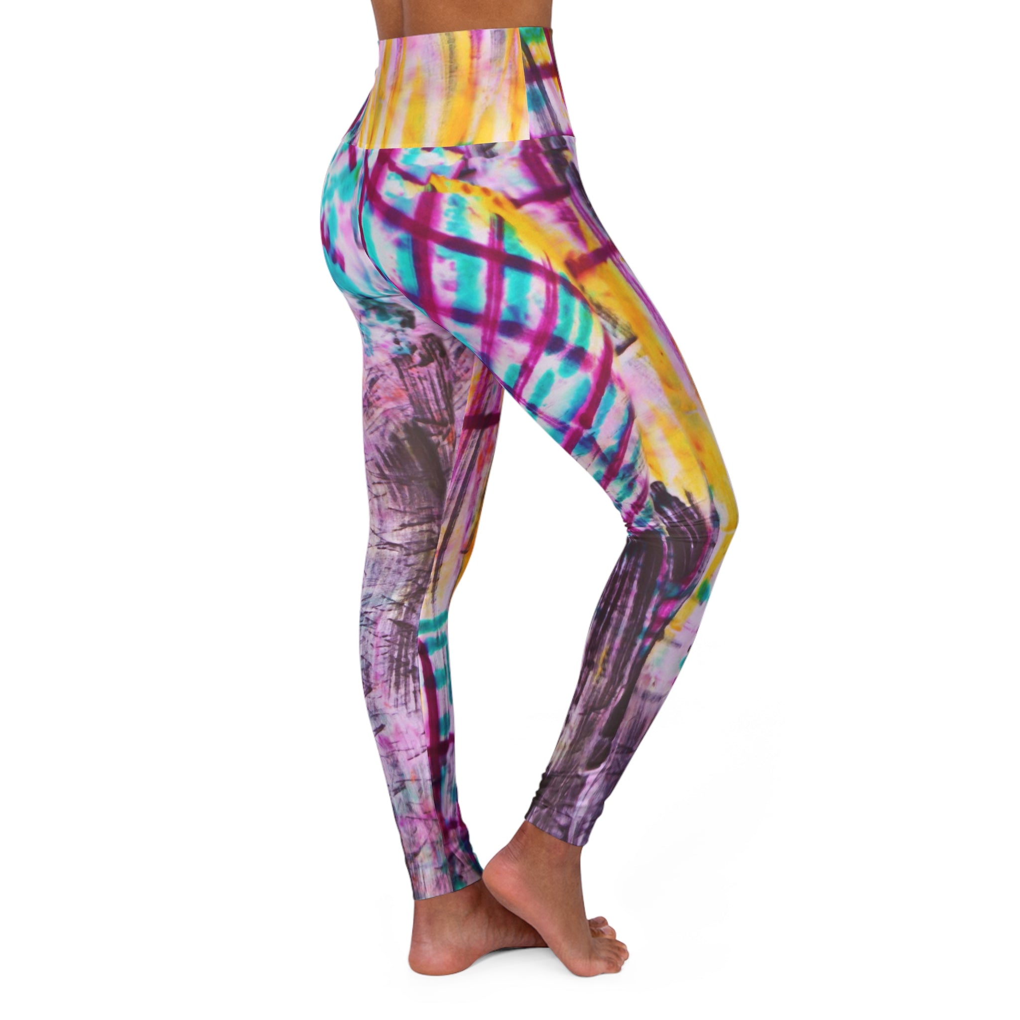 Basquiat High Waisted Leggings