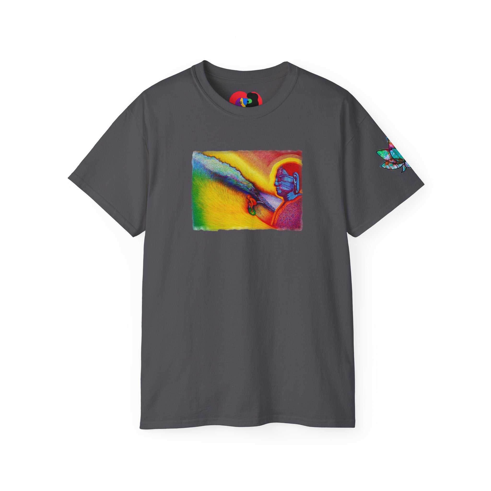 Surf is My Buddha Tablet Print Unisex Ultra Cotton Tee