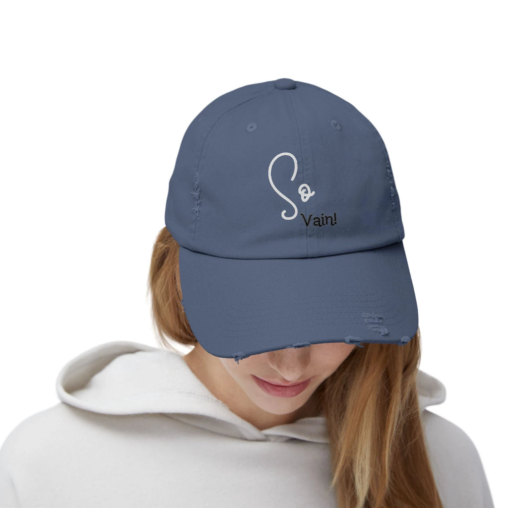 So vain Unisex Distressed Cap