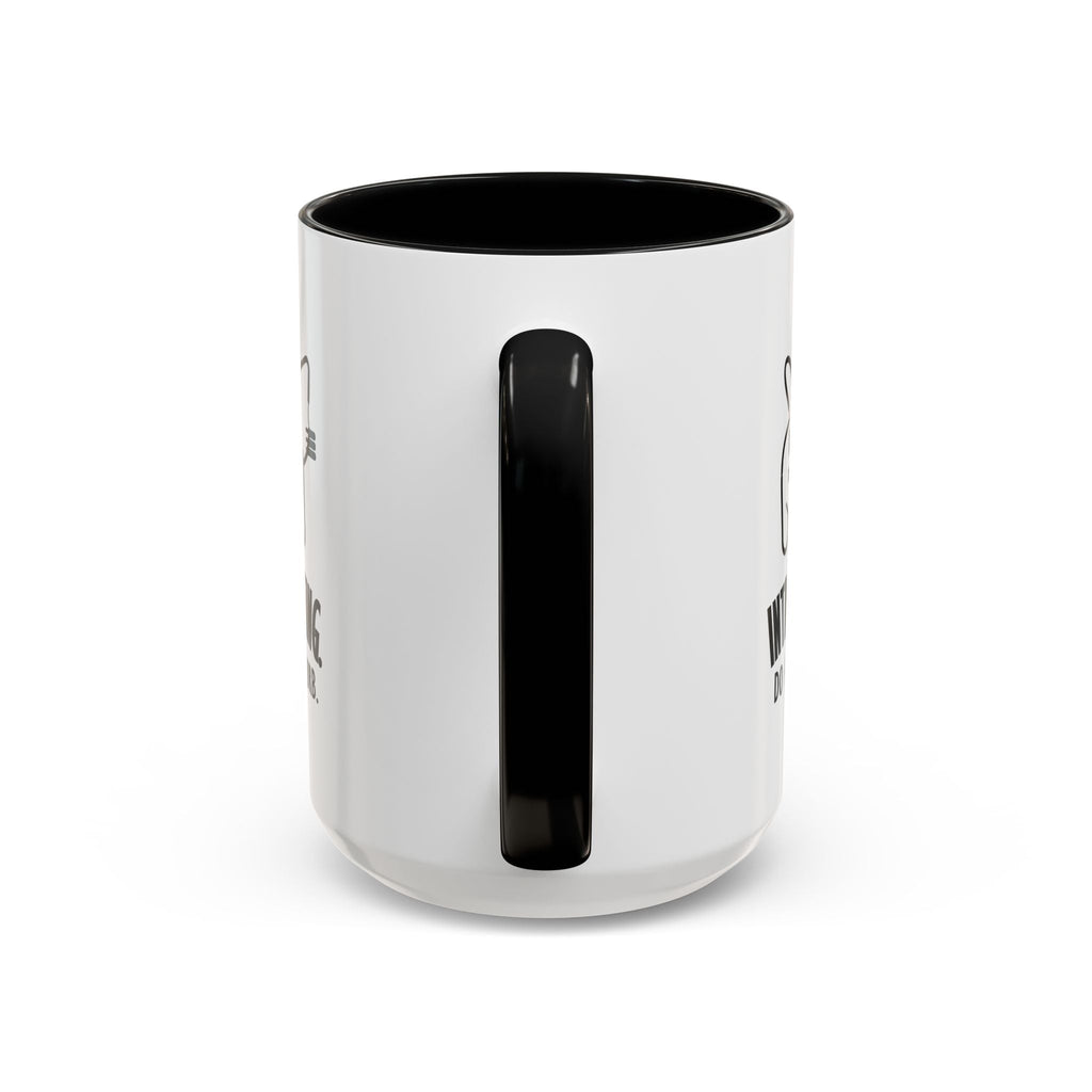 Introverting. Do Not Disturb. Two-Tone Cat Coffee Mug (11oz & 15oz)