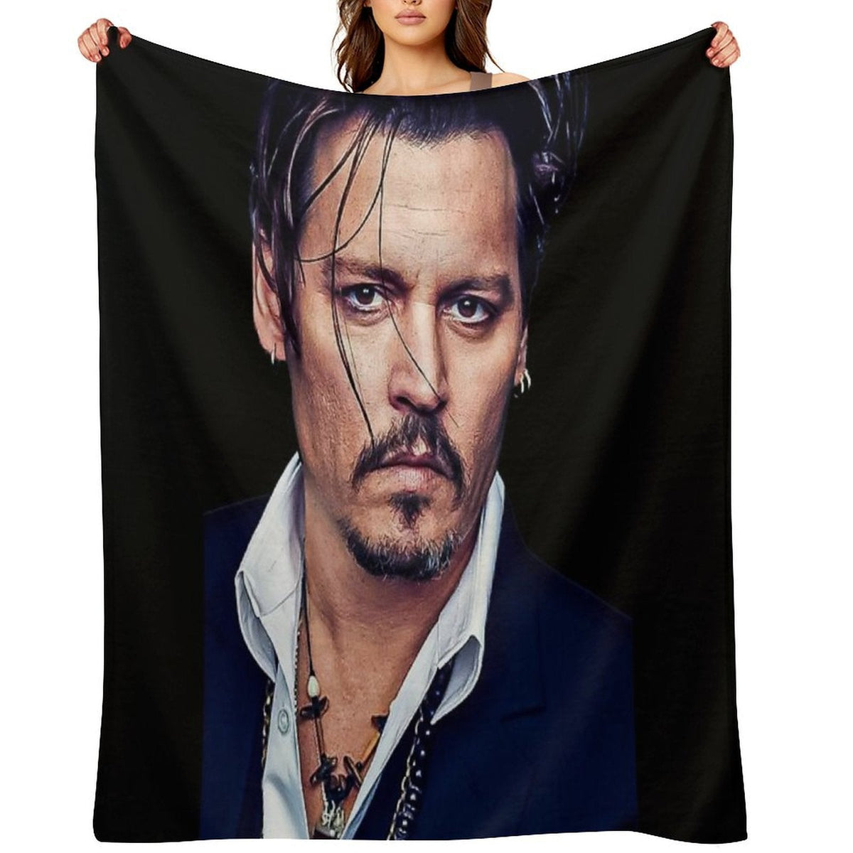 Johnny Depp PRO 8K Throw Blanket