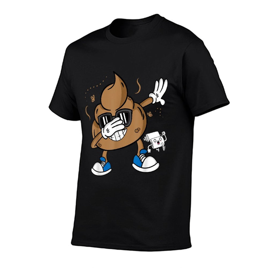 Cute Dabbing Poop - Funny Emoticon I Pooped Today Gift  Odor-resistant T-Shirt