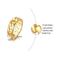 Glass Rhinestone Men's Ring