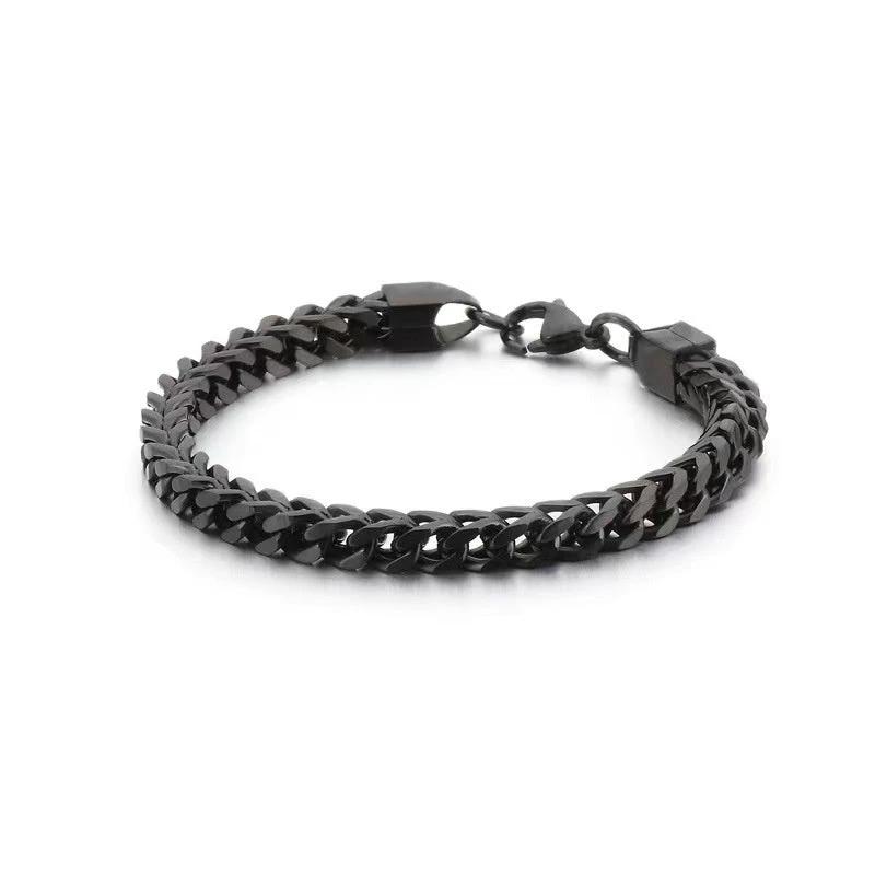 Men's Gold Thick High-grade Titanium Steel Bracelet