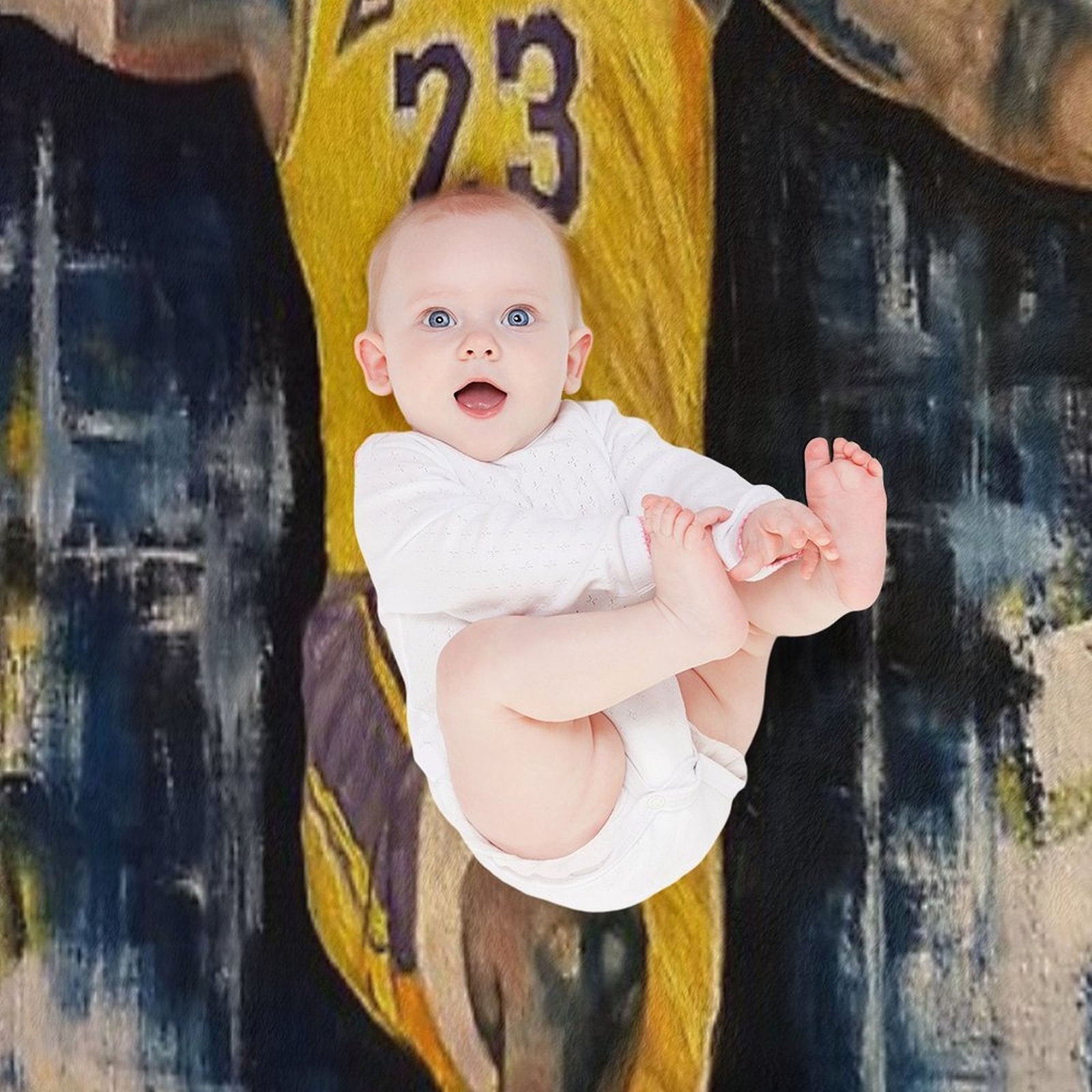 Lebron Dunk Throw Blanket