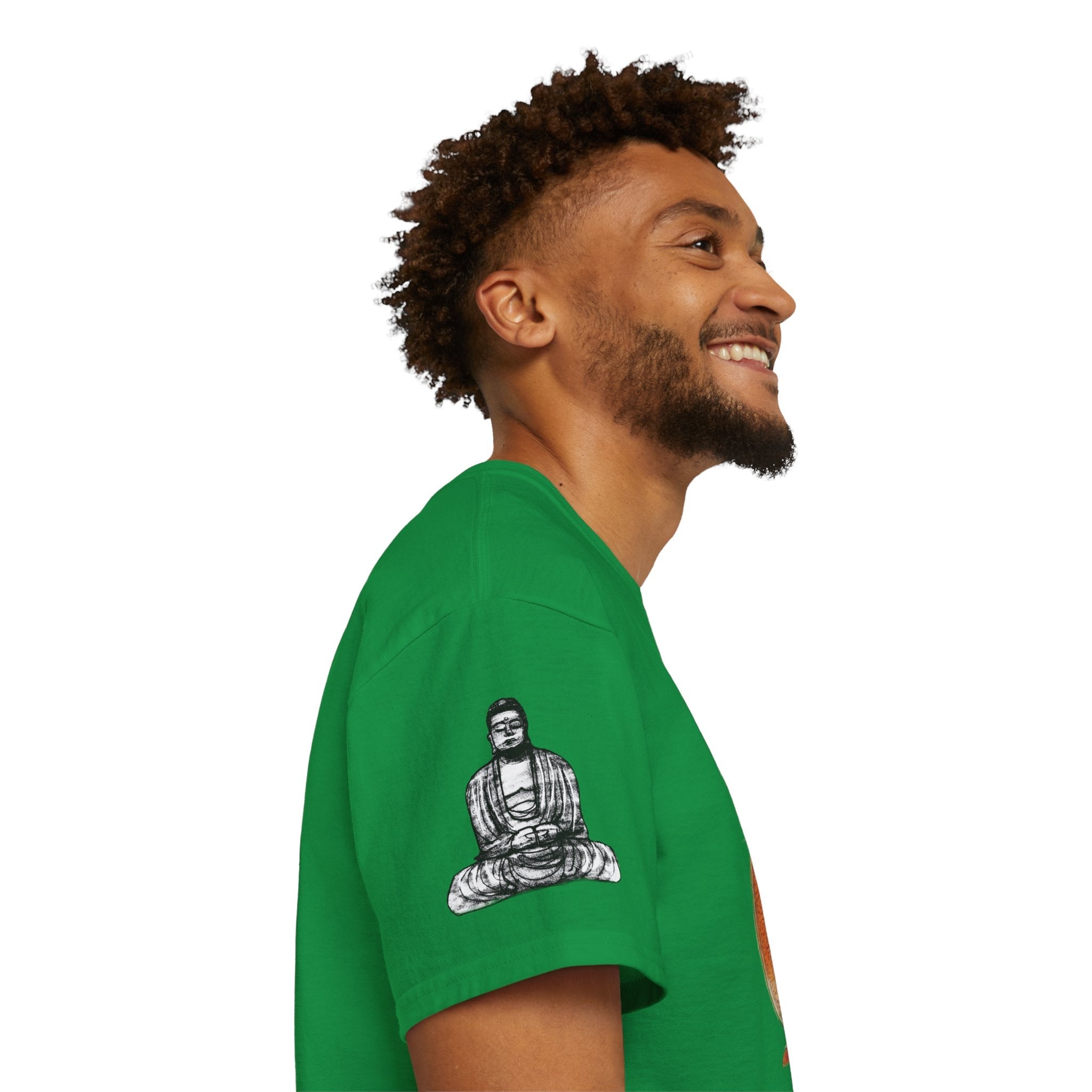 Fine Art Buddha Oil Paint Print Unisex Ultra Cotton Tee