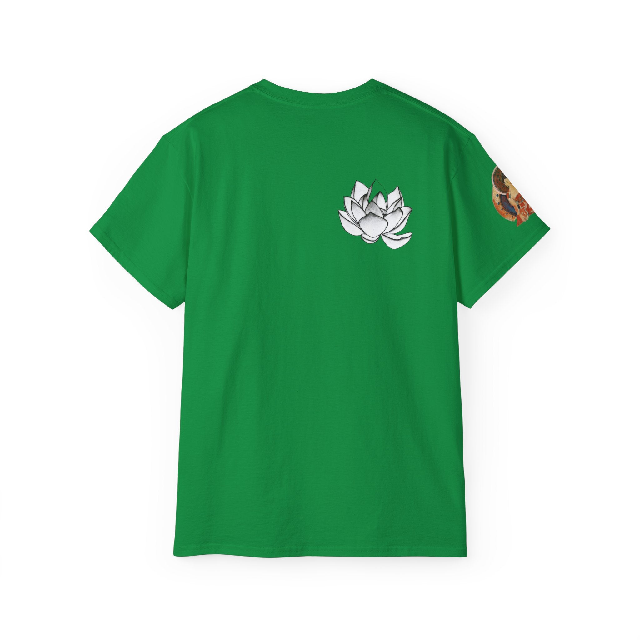 Fine Art Buddha Chalk Drawing Print Unisex Ultra Cotton Tee