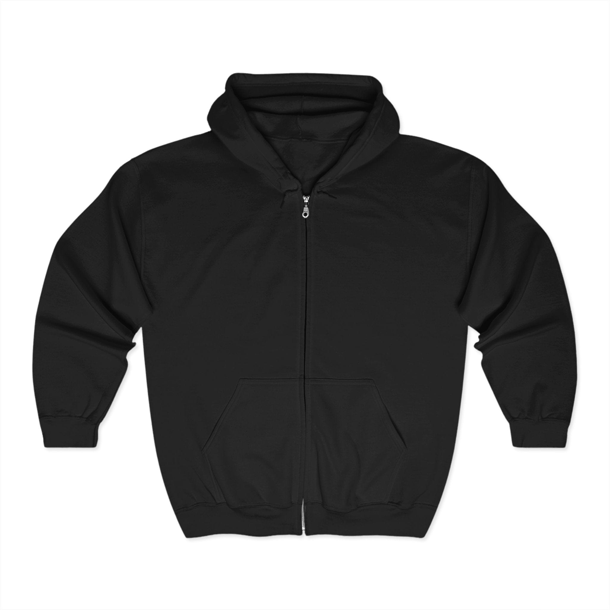 Fueled by Coffee and Weed Full Zip Hooded Sweatshirt