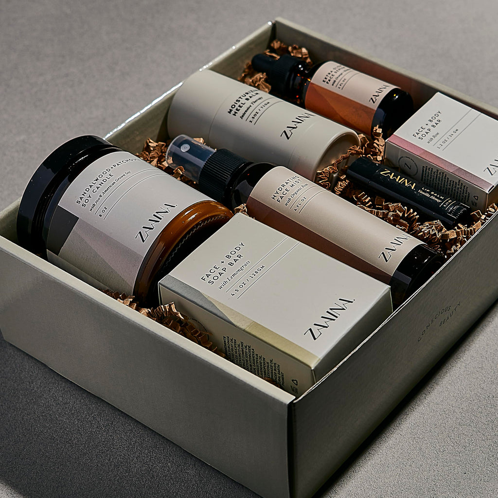 ZAAINA Spa Gift Set for Women - Mother's Day Gifts for Mom, Luxury Self Care Package for Mom Wife Friend, Bath and Body Relaxation Spa Kit, Natural Pampering Care Package, Birthday Gifts for Women