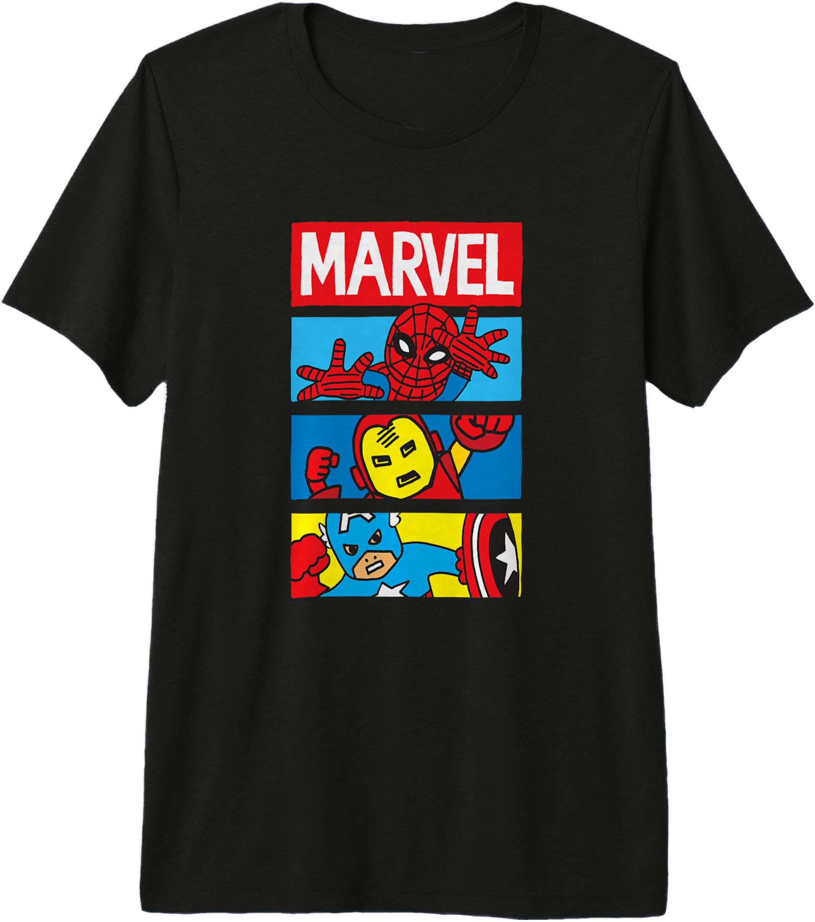 Marvel Comics Avengers Chibi Team Up Sweatshirt - Unique Graphic Men Women