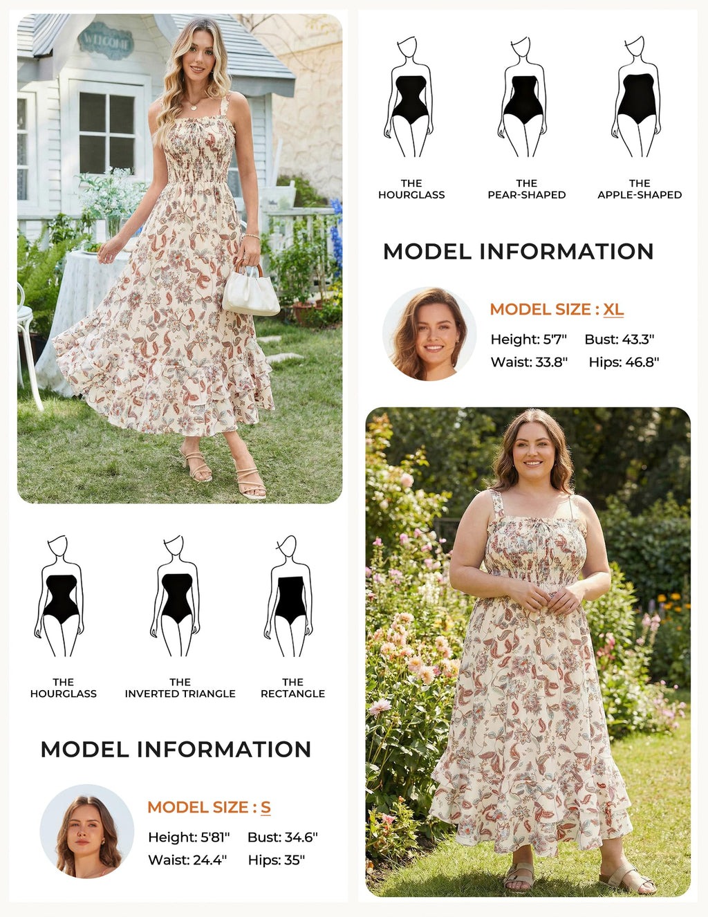 GRACE KARIN Women's 2026 Summer Floral Boho Dress Square Neck Strapped Swing A Line Sundress Beach Long Maxi Outfits