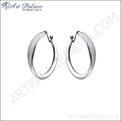 925 Sterling Silver Hoop Earring