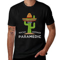 Fun EMS Professional Humor Saying  Funny EMT Paramedic  Heathered Texture T-Shirt