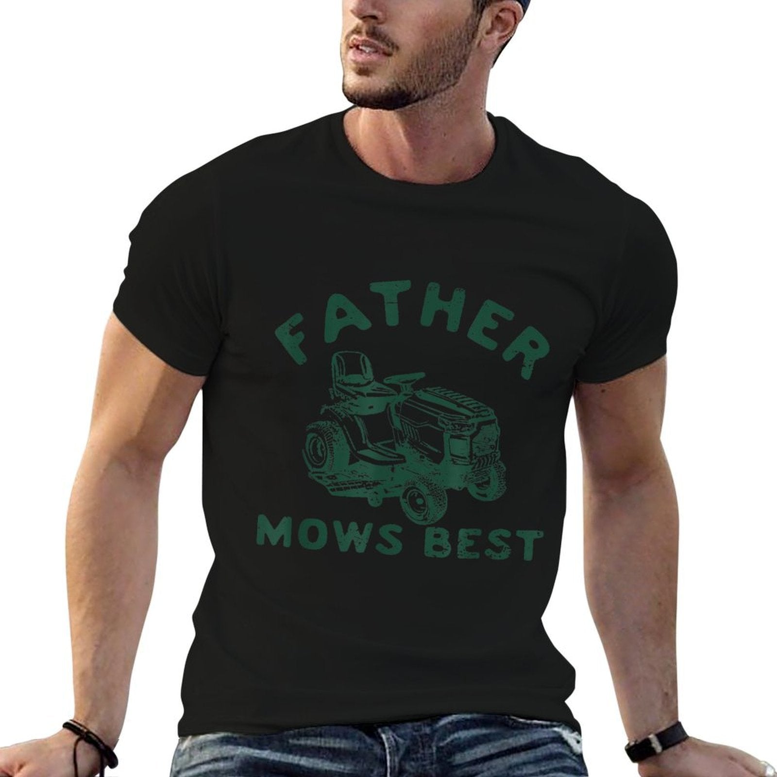 Father Mows Best  Affordable Price T-Shirt