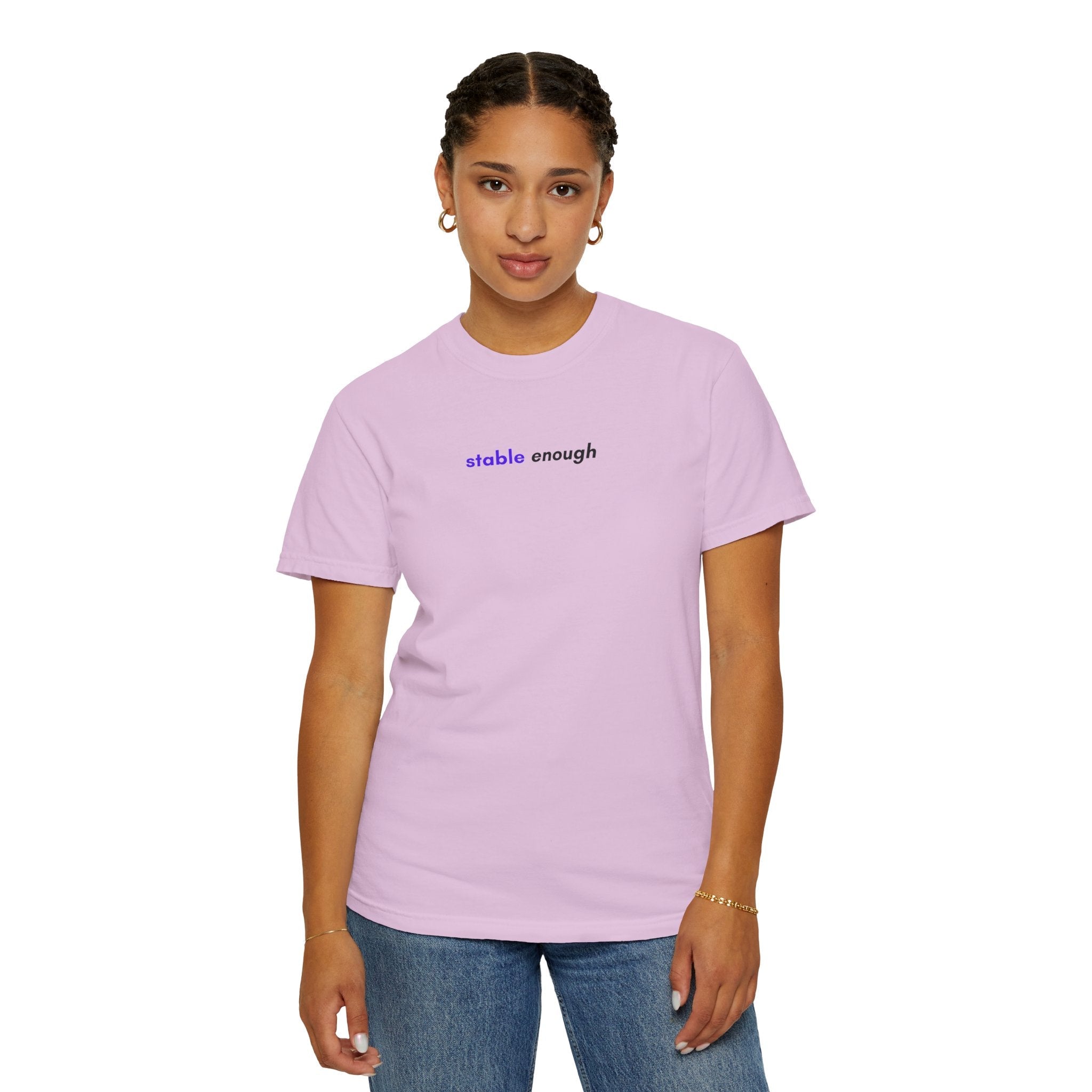 Stable Enough Epilepsy Awareness T-Shirt | Minimal Awareness Tee