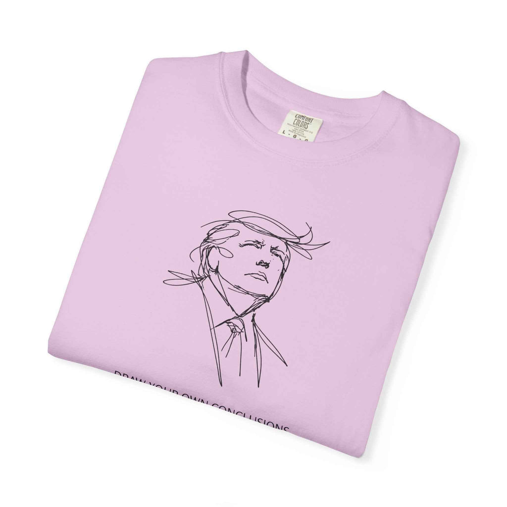 Draw Your Own Conclusions Unisex Graphic Tee – Minimal Line Art Statement Shirt
