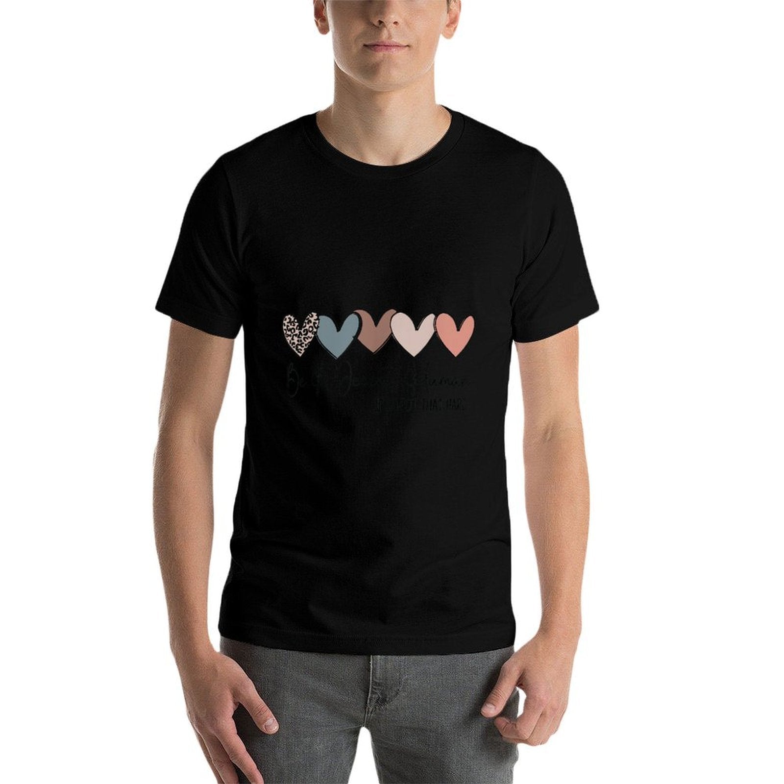 Heart Retro Vintage Be A Decent Human Its Not That Hard  Affordable Price T-Shirt