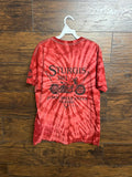 2012 Biker Black HIlls Sturgis Tie Dye T-shirt Bald Eagle L