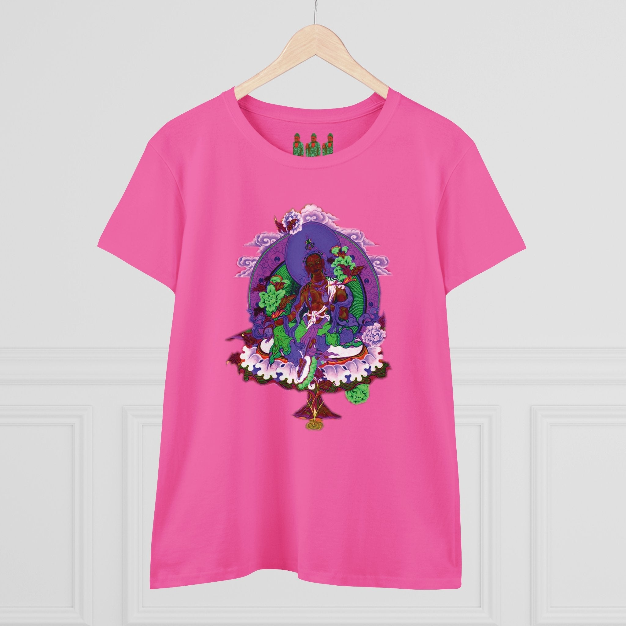 Buddha Pastel Sketch Women's Cotton Tee
