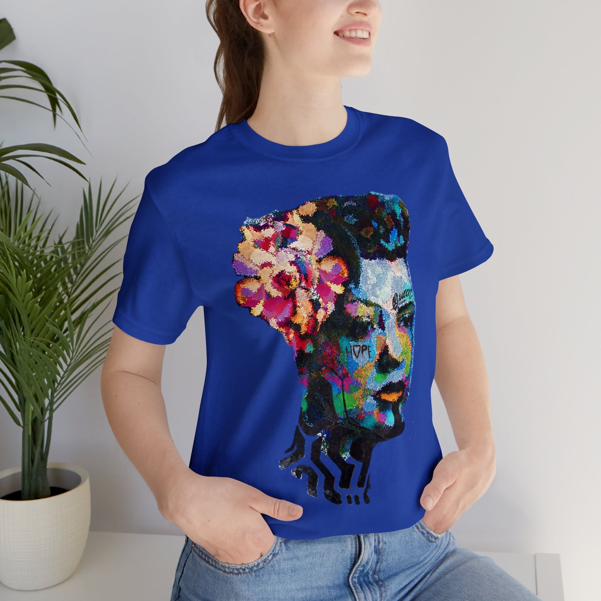 Billie Radical Unisex High End Cotton Short Sleeve Tee HUE+MAN Collective