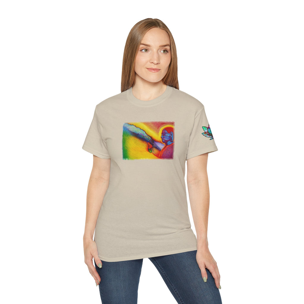 Surf is My Buddha Tablet Print Unisex Ultra Cotton Tee