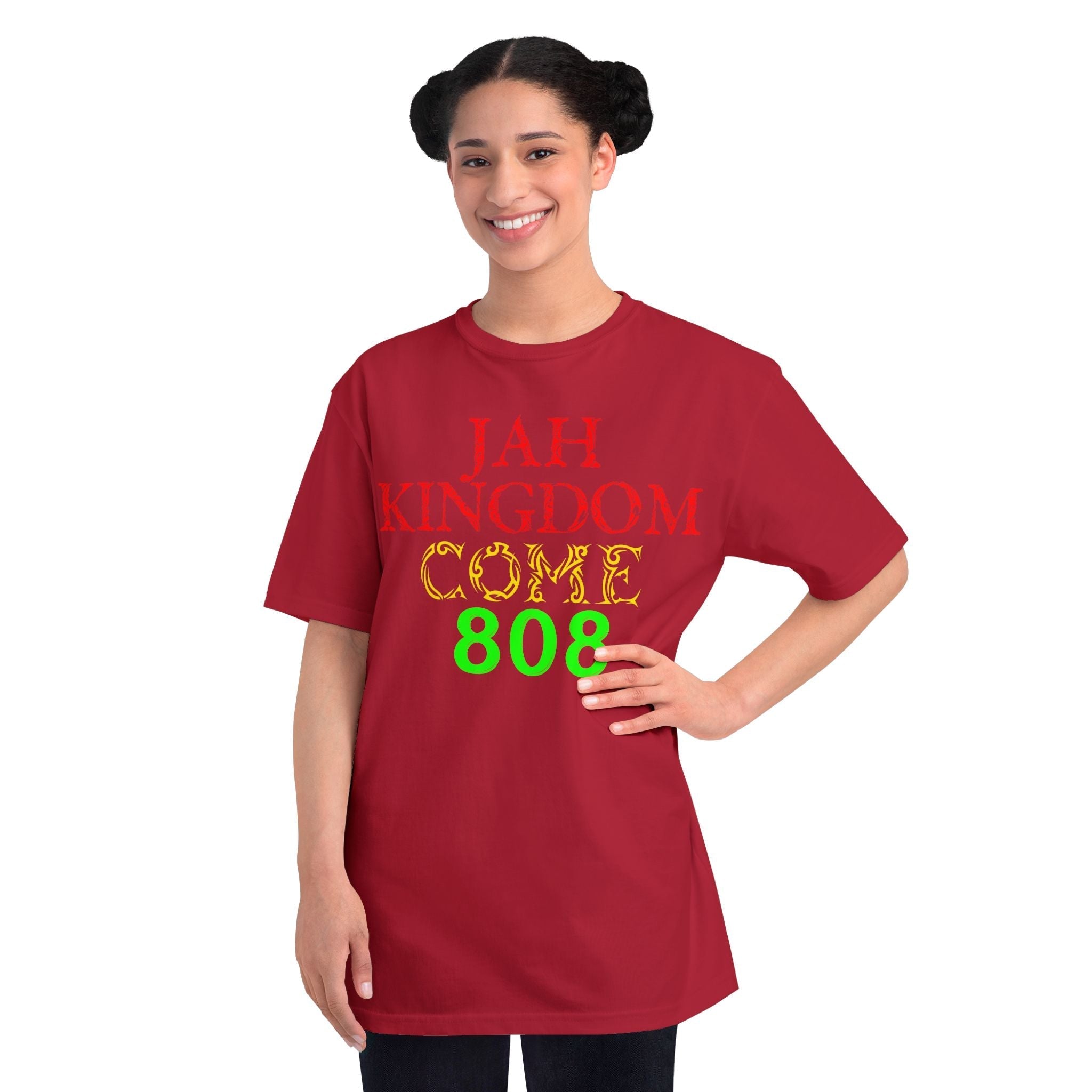 Jah Kingdom Come 808 T-Shirt — Reggae Rasta Vibe Tee