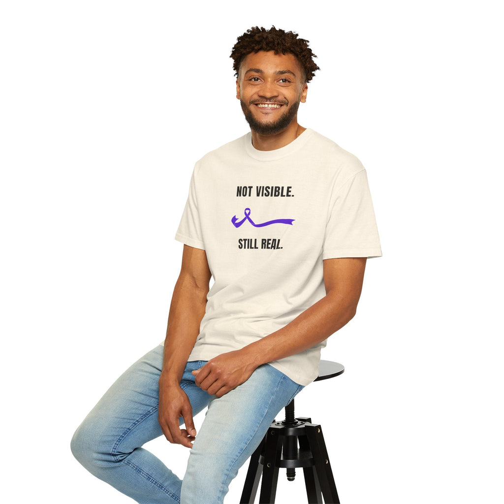 Not Visible. Still Real. T-Shirt – Epilepsy Awareness Apparel