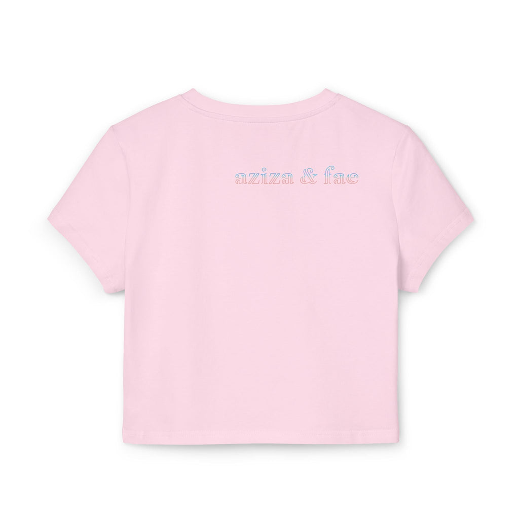 Nubian Kemet Polaroid Queen Women's Crop T-Shirt