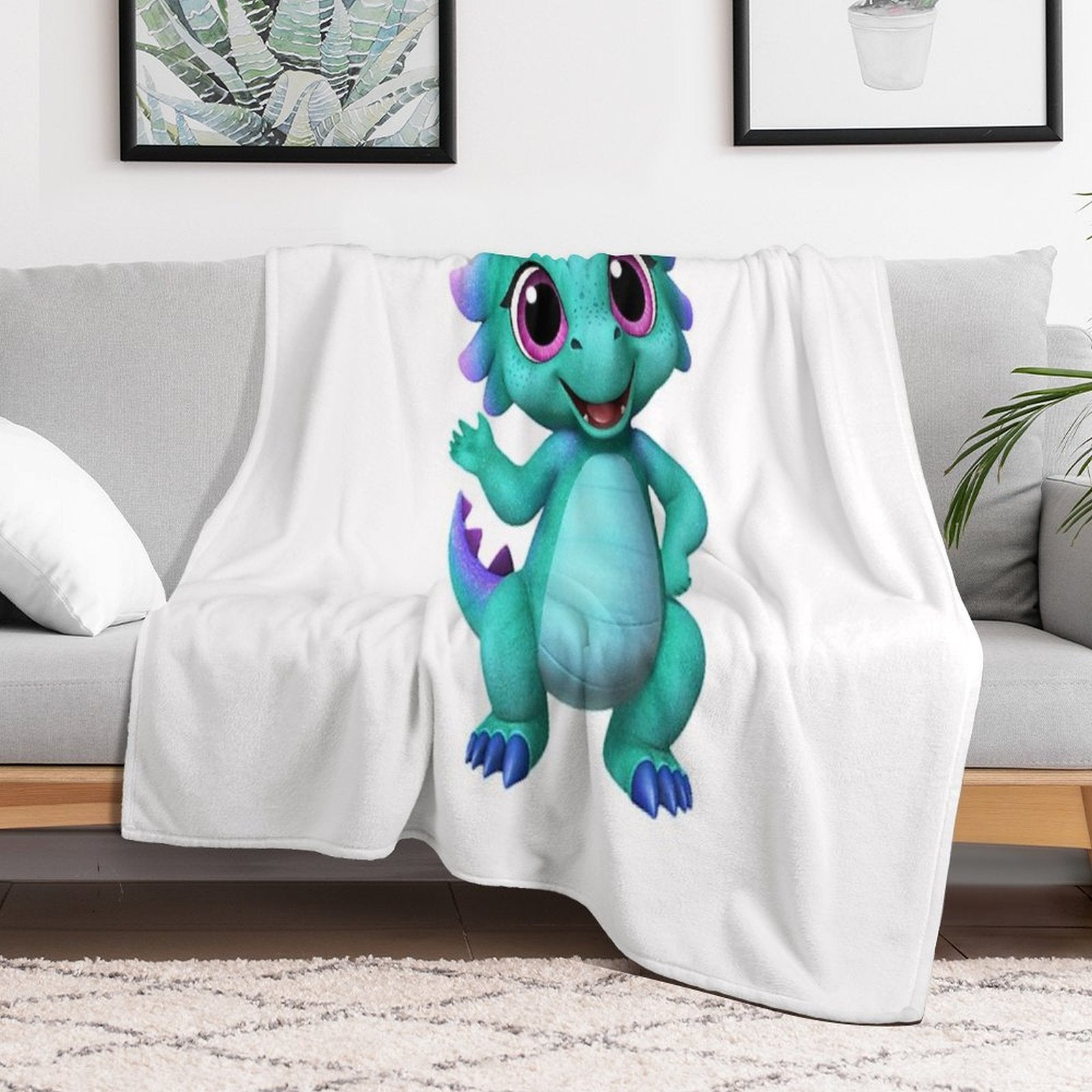 Shimmer And Shine Poster Throw Blanket