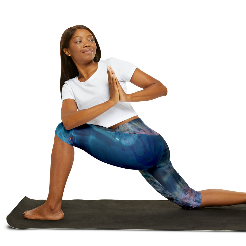 Founding Feathers Capri Leggings