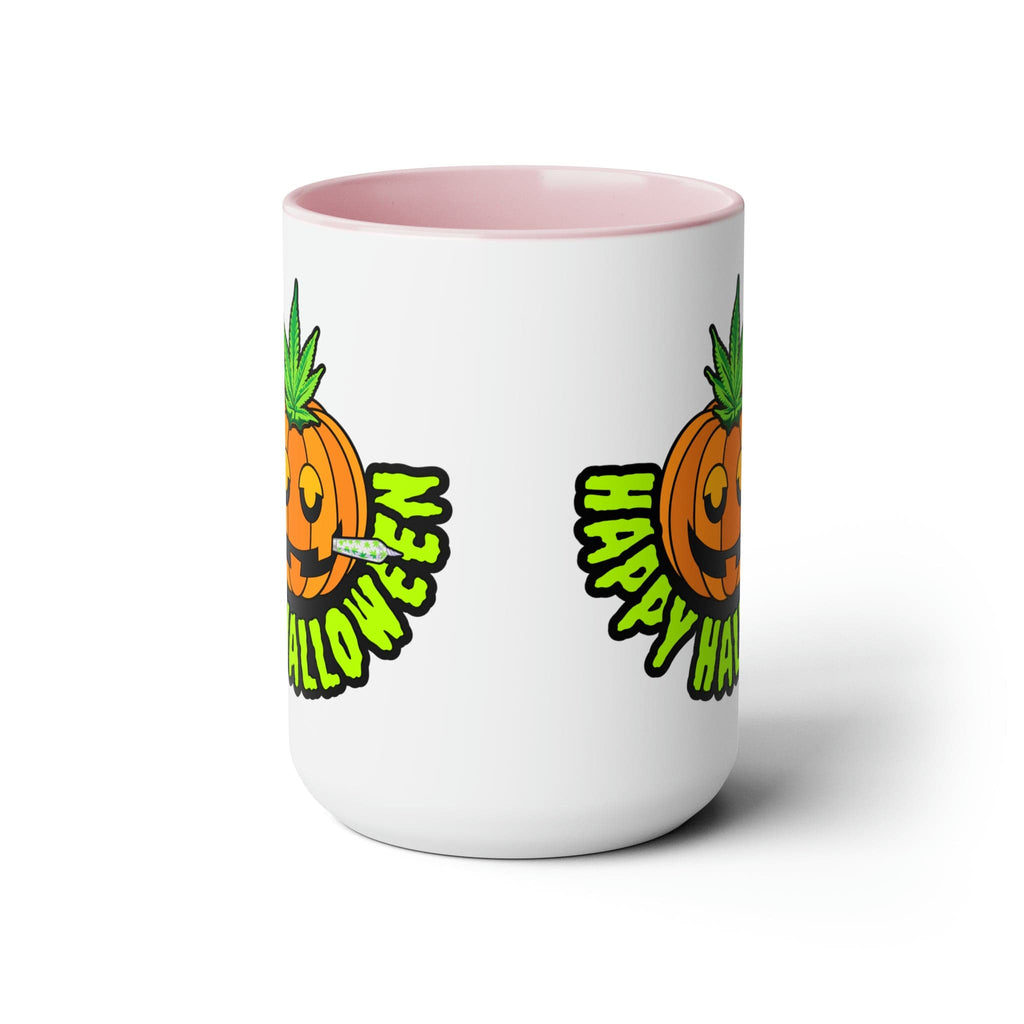Happy Halloween Pumpkin Stoner 15oz Coffee Mug