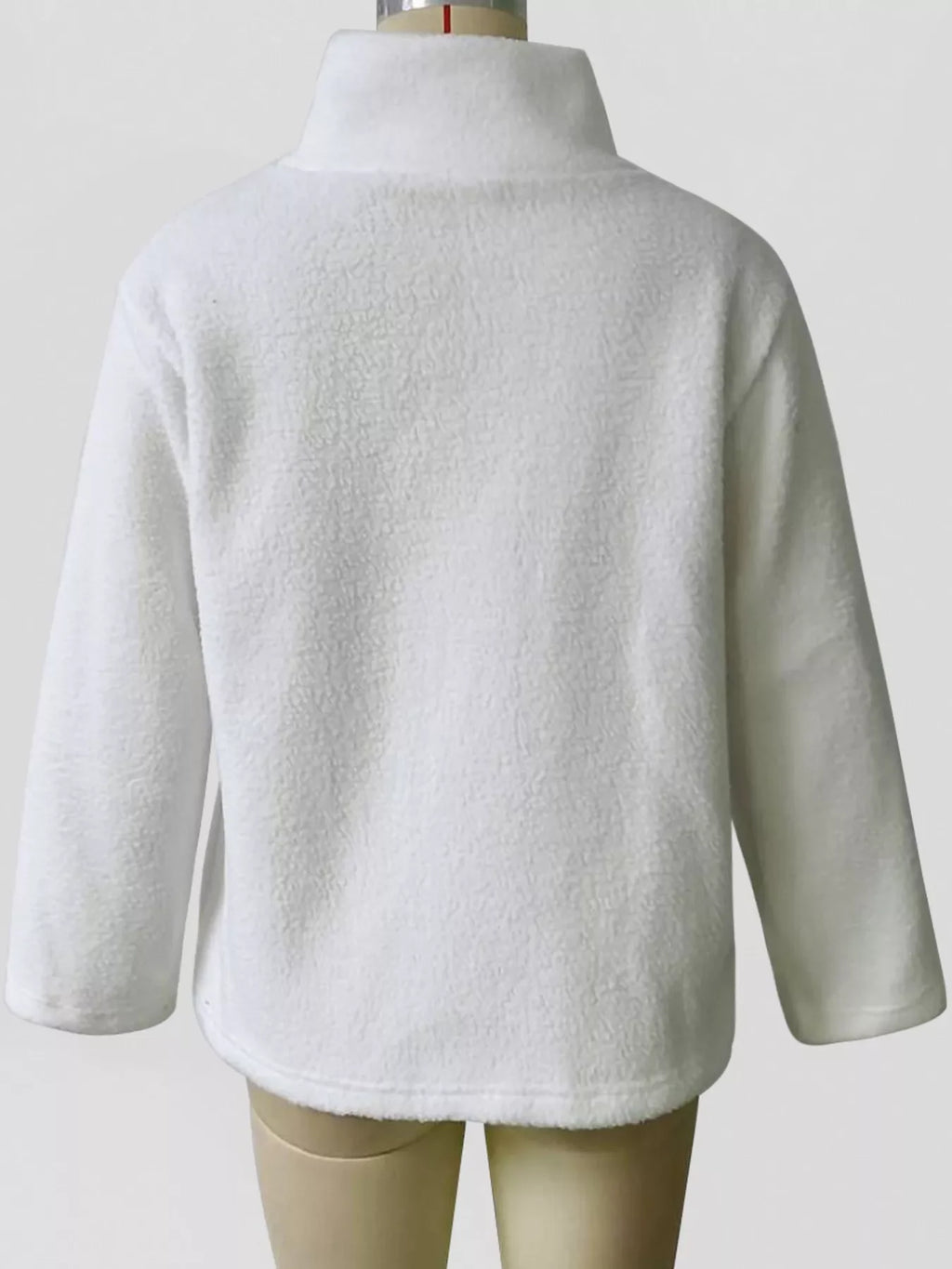 Women's Sherpa Fleece Zip Up Jacket Oversized Winter Outerwear