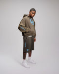 Double Heart LS Jacket - Grey & Light Blue