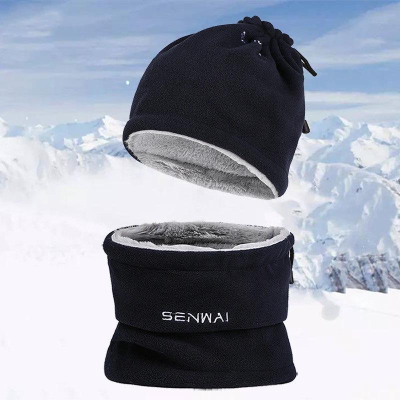 Men's Cold Proof And Warm Wind Proof Wool Hat or Neck Warmer