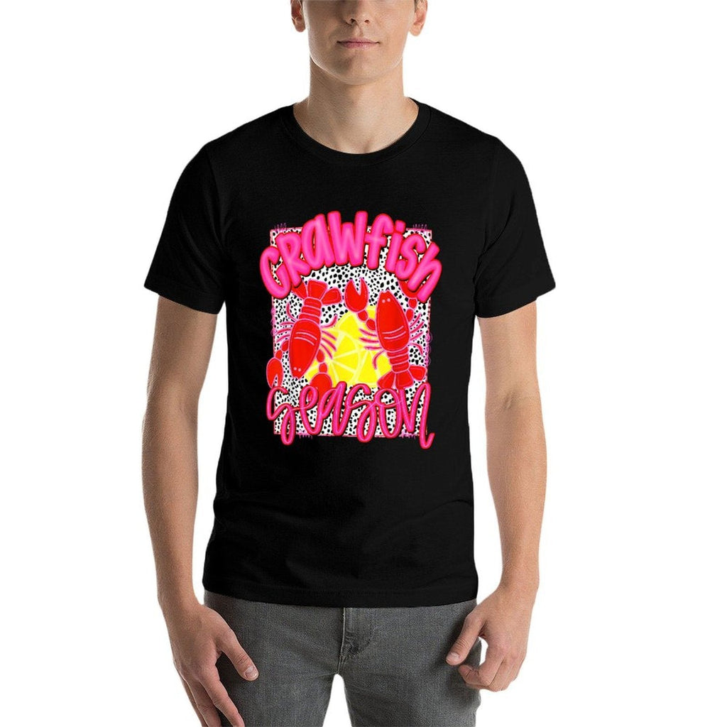 Crawfish Season Funny For Men Women Kids  Polyester Blend T-Shirt