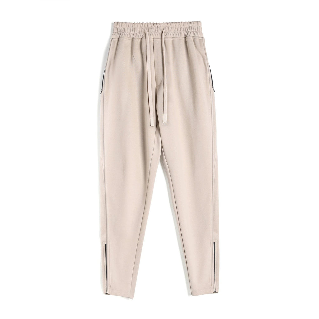Men's Slim Fit Leg Opening Ankle Zipper Sweatpants