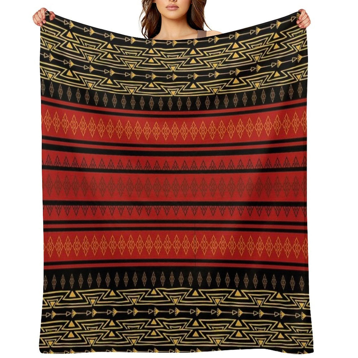 Igorot Pattern Throw Blanket