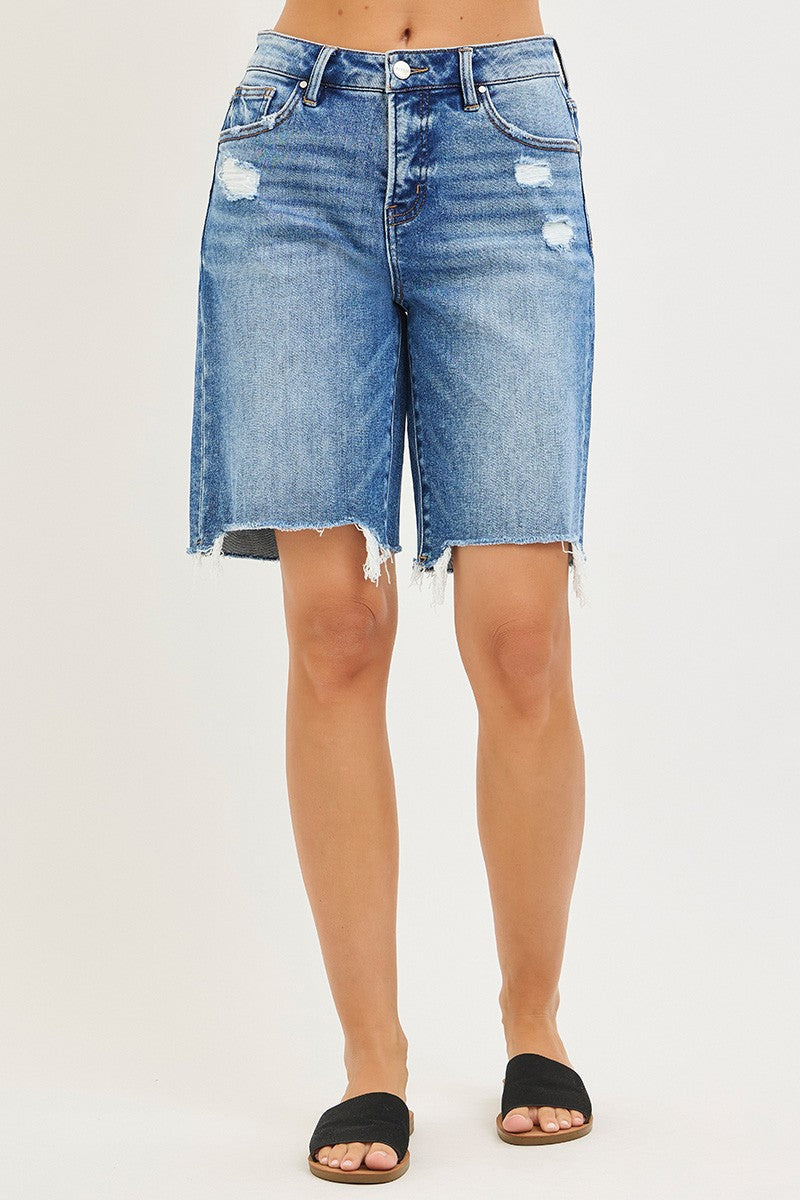 RISEN Tummy Control Slouchy Bermuda Shorts