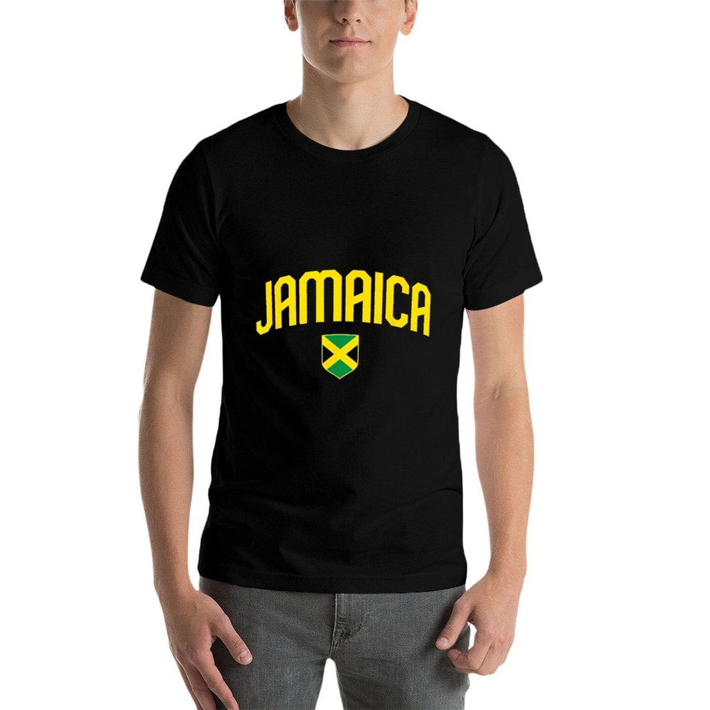Jamaica Jamaican Vintage Athletic Throwback Souvenir  Tagless Design T-Shirt