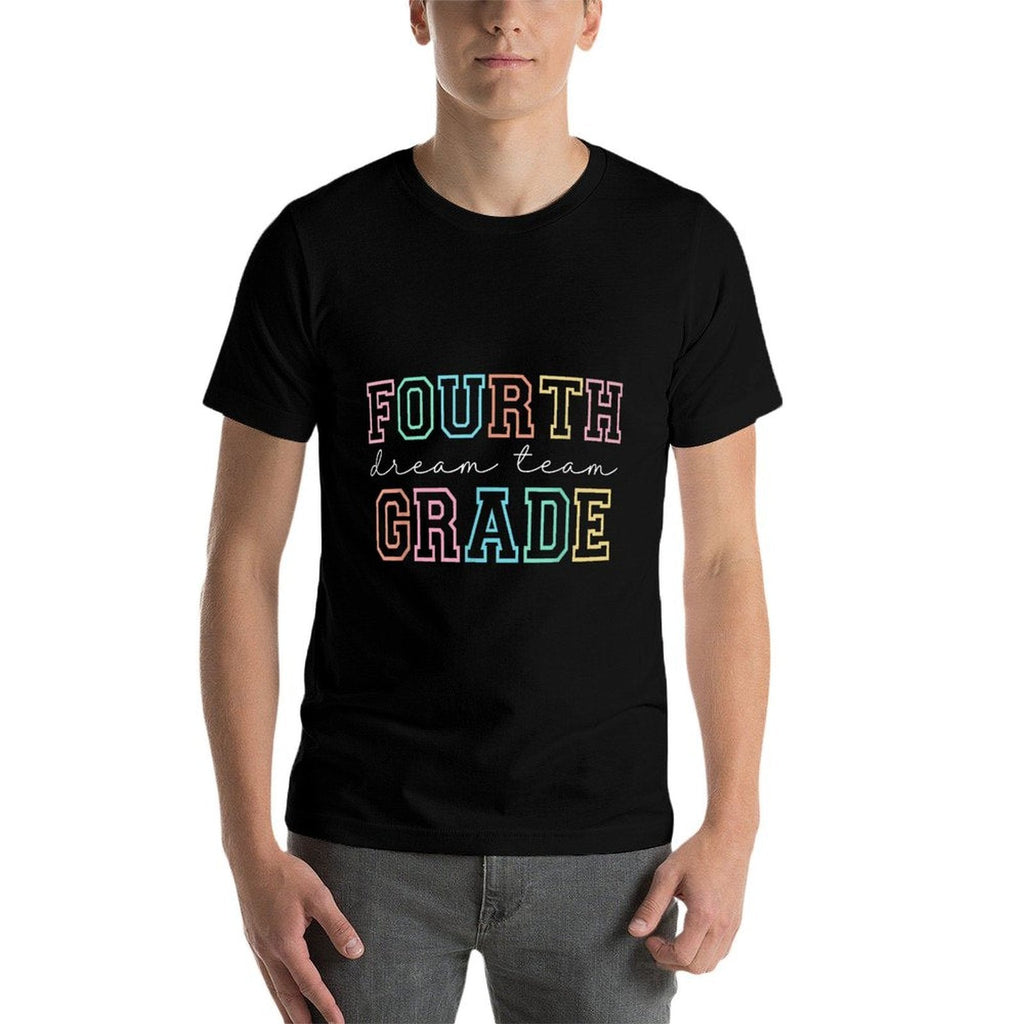 Fourth Grade Dream Team 4th Grade First Day Of School  Trendy Pattern T-Shirt