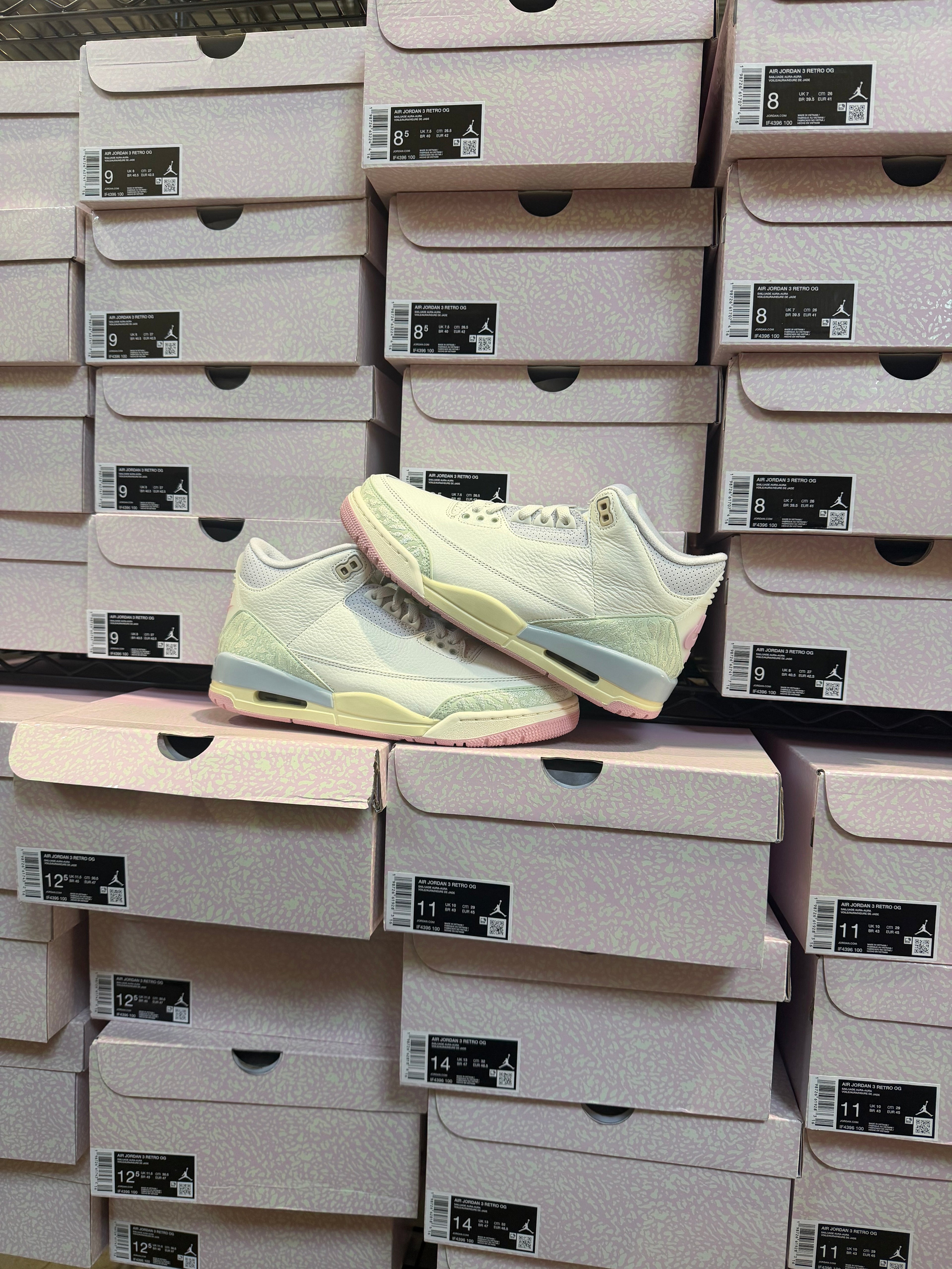 NEW Jordan 3 Retro Spring Is In The Air IF4396-100 Ready To Ship!