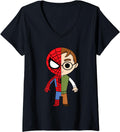 Exclusive Marvel Comics Peter Parker Split T-Shirt - Graphic Print Unisex