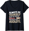 Original Womens Axolotl Anime Chibi T-Shirt - Streetwear Style for Adults