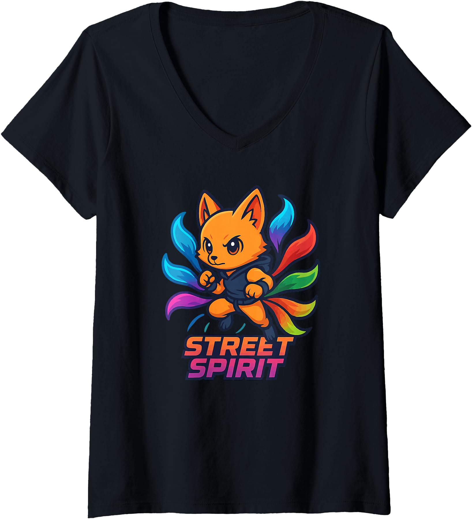 Exclusive Womens Chibi Nine Tailed Hoodie - Casual Everyday Wear Men Women