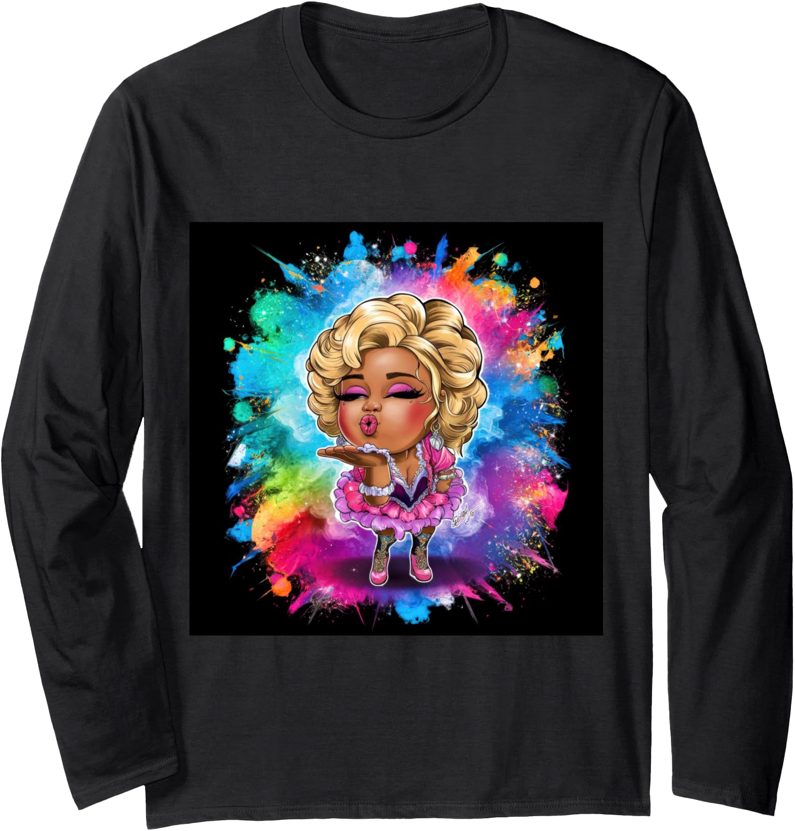 Handcrafted Chibi Cartoon Artist Hoodie - Novelty Apparel Unisex