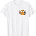 Garfield Kawaii Chibi Surrounded T-Shirt - Minimalist Print for Adults