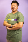 “Why Fit In?” Nonbinary Pride T-Shirt